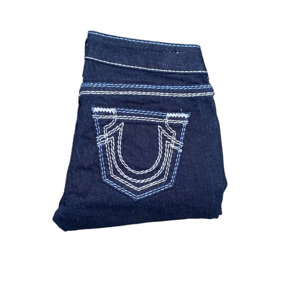 Vintage True Religion Jeans Size 26 ROPE STITCH Blue - Picture 3 of 6